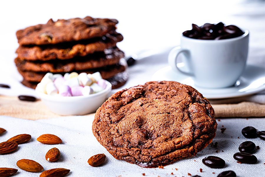 Mocha Almond Marshmallow Cookie